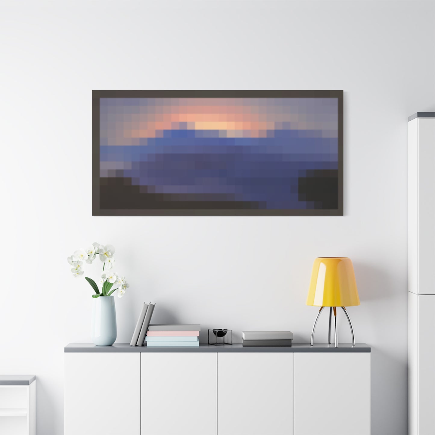 Minecraft Sunset Inspired Painting Featured In-Game