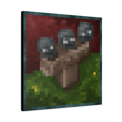 Minecraft Wither Inspired Painting Canvas