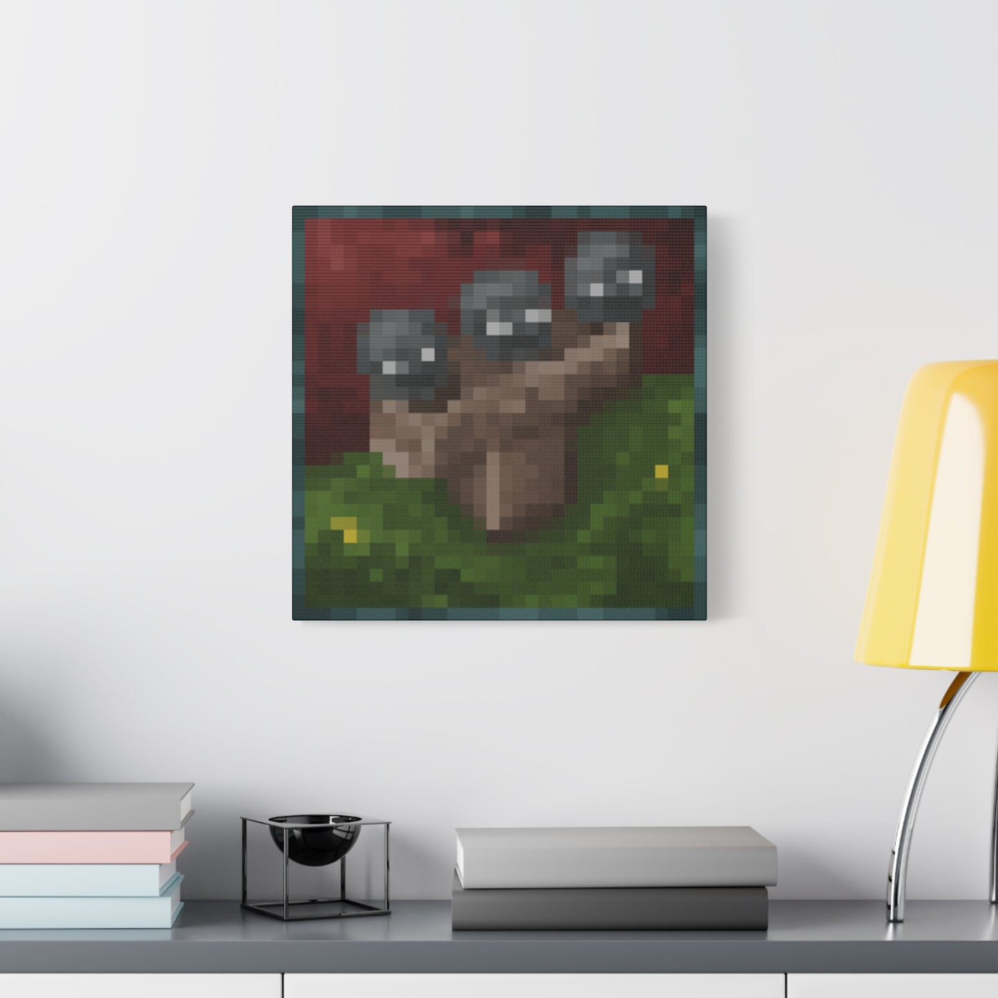 Minecraft Wither Inspired Painting Canvas