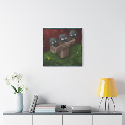 Minecraft Wither Inspired Painting Canvas