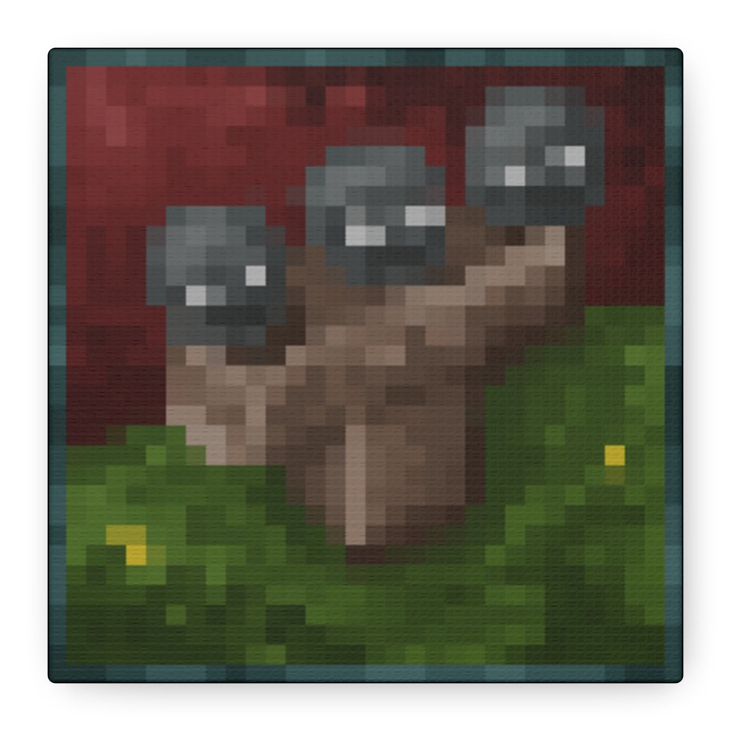 Minecraft Wither Inspired Painting Canvas