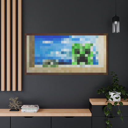 Minecraft Creeper Inspired Painting Canvas