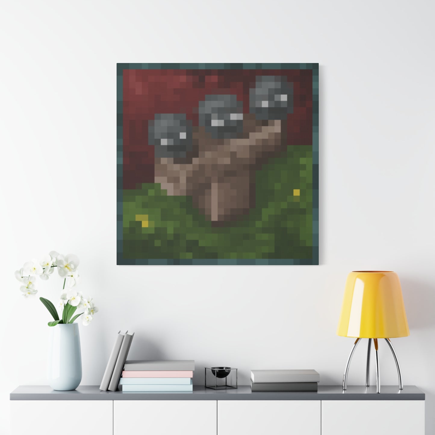 Minecraft Wither Inspired Painting Canvas