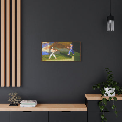 Minecraft Inspired Fighters Painting Featured In-Game