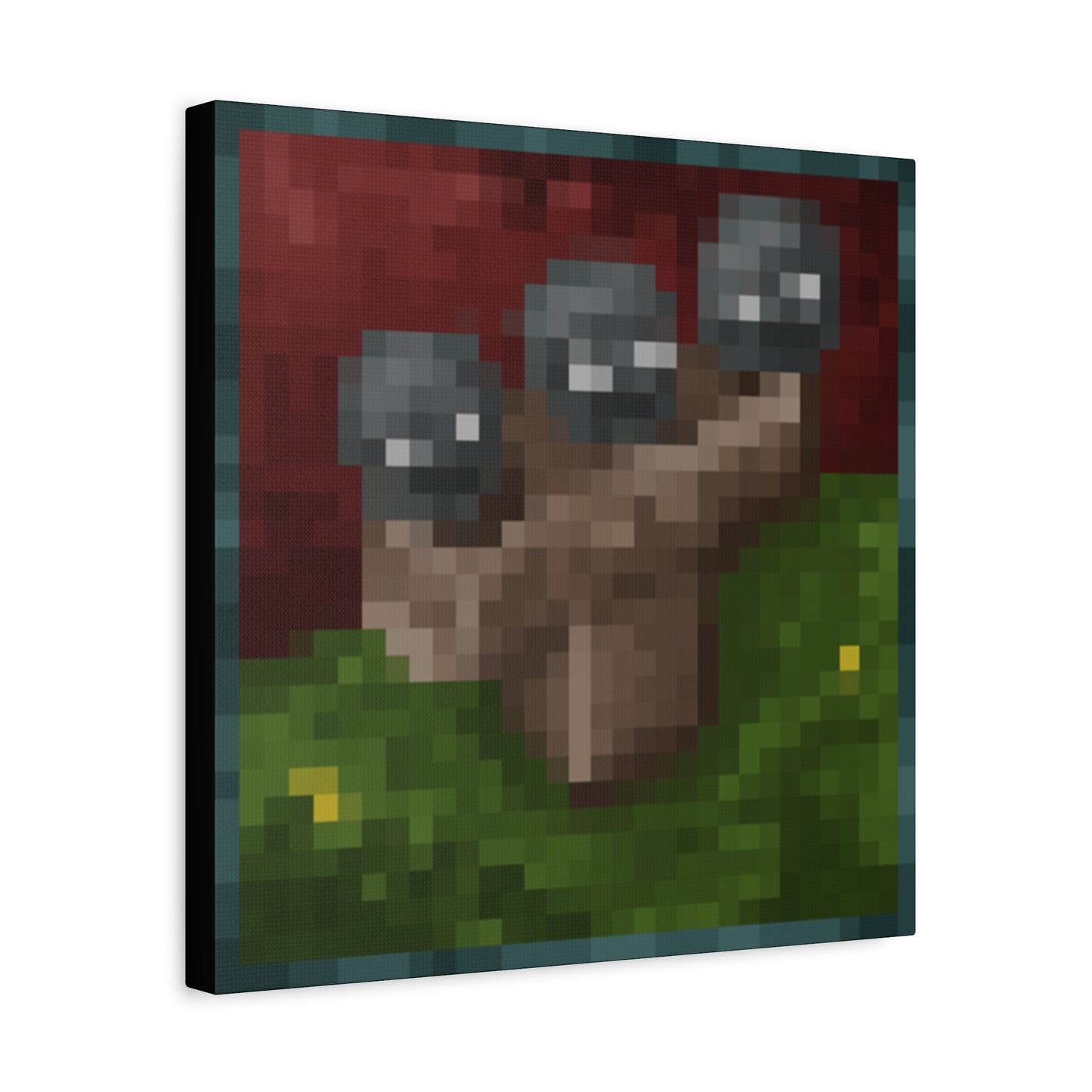 Minecraft Wither Inspired Painting Canvas