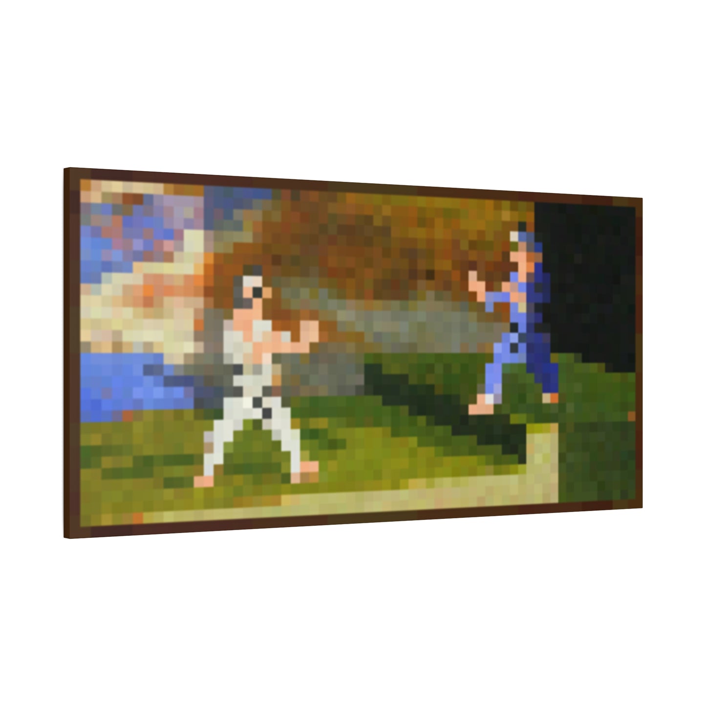 Minecraft Inspired Fighters Painting Featured In-Game