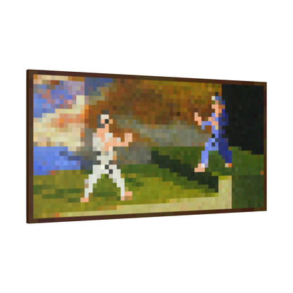 Minecraft Inspired Fighters Painting Featured In-Game