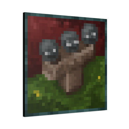 Minecraft Wither Inspired Painting Canvas
