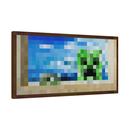 Minecraft Creeper Inspired Painting Canvas