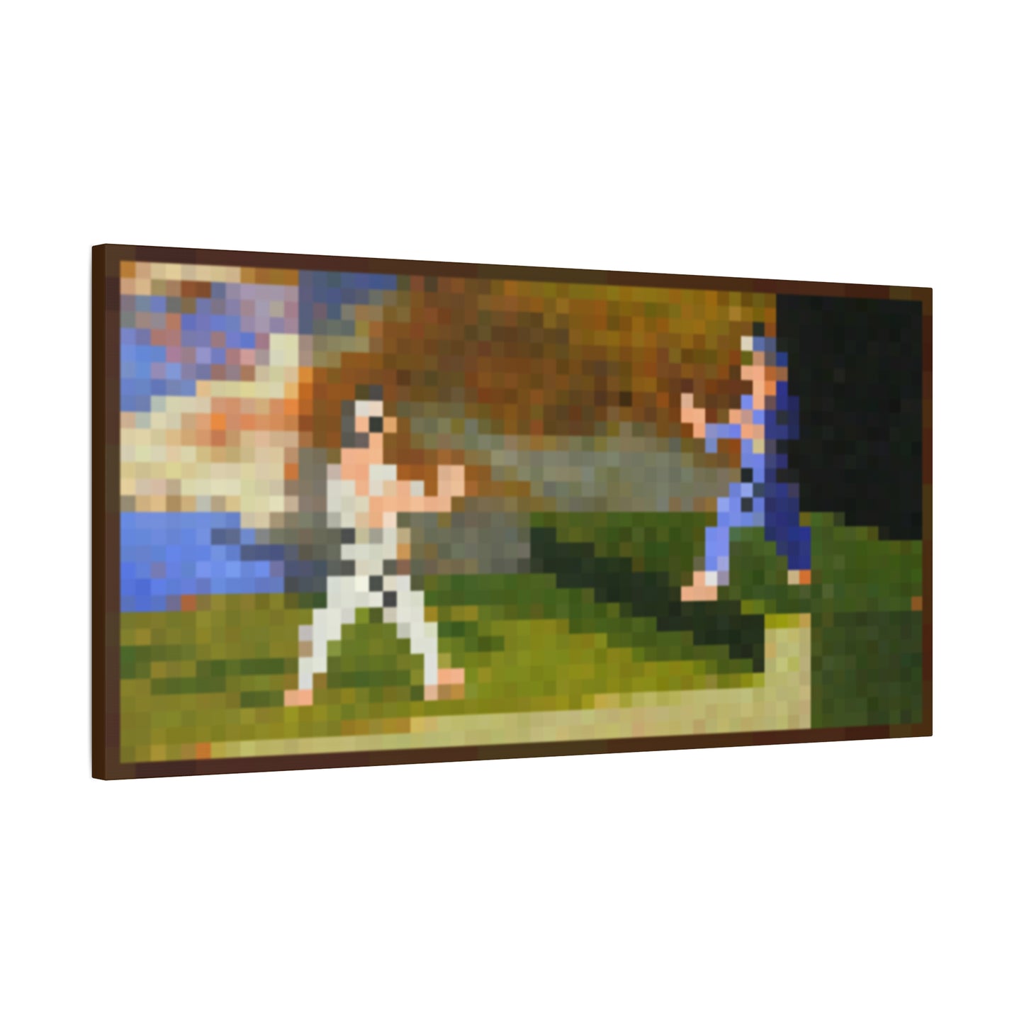 Minecraft Inspired Fighters Painting Featured In-Game