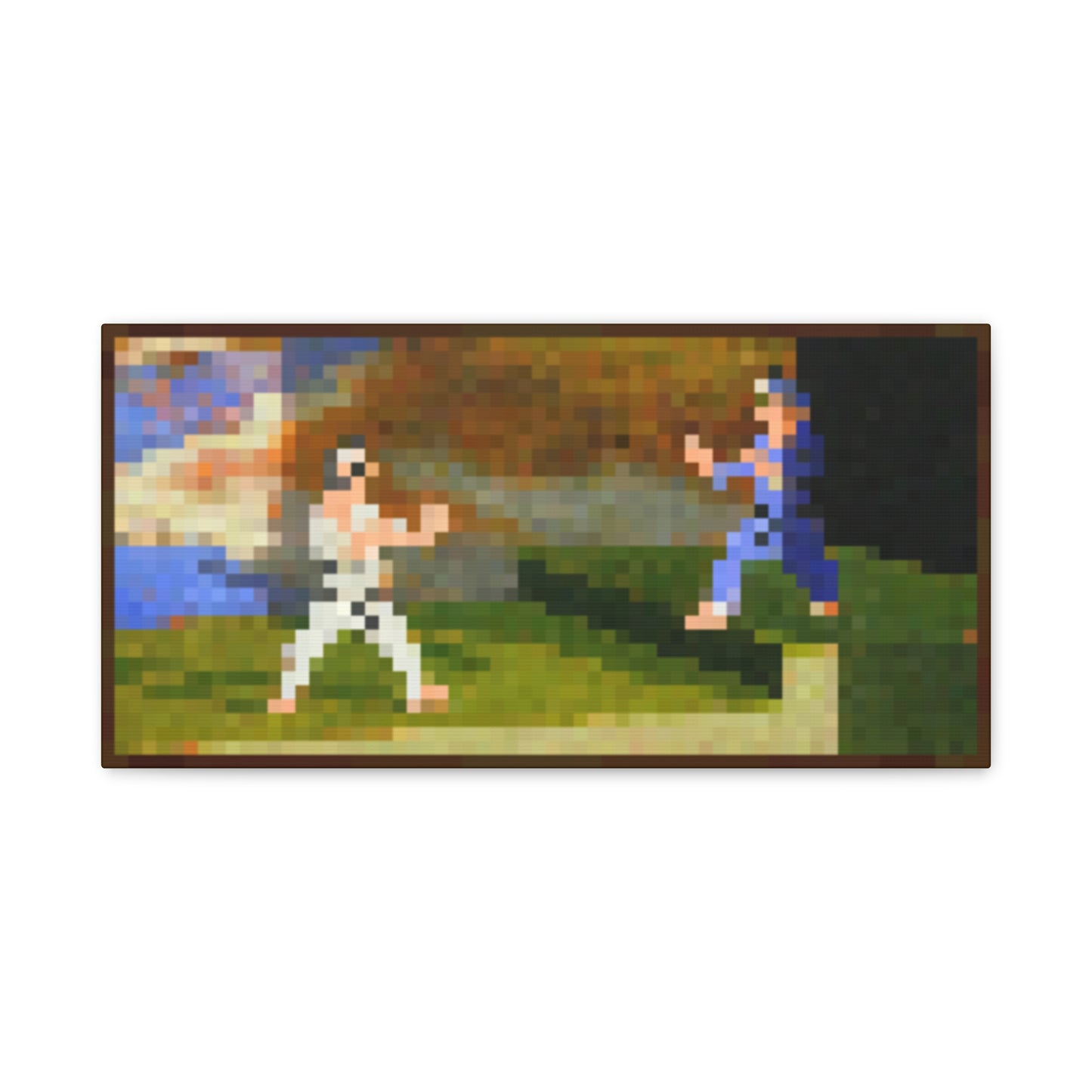 Minecraft Inspired Fighters Painting Featured In-Game