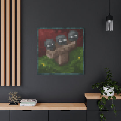 Minecraft Wither Inspired Painting Canvas