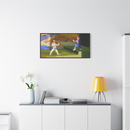 Minecraft Inspired Fighters Painting Featured In-Game