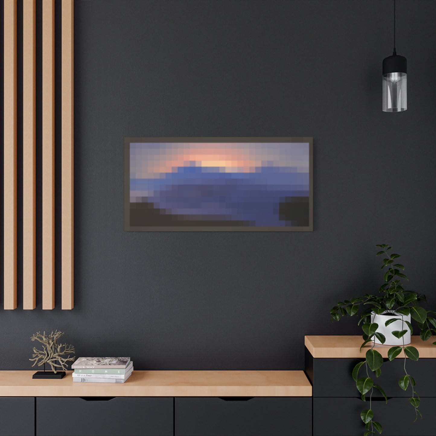 Minecraft Sunset Inspired Painting Featured In-Game